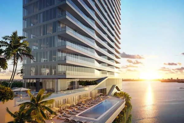 Cove Miami exterior pool view